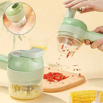 4 In 1 Handheld Electric Vegetable Cutter