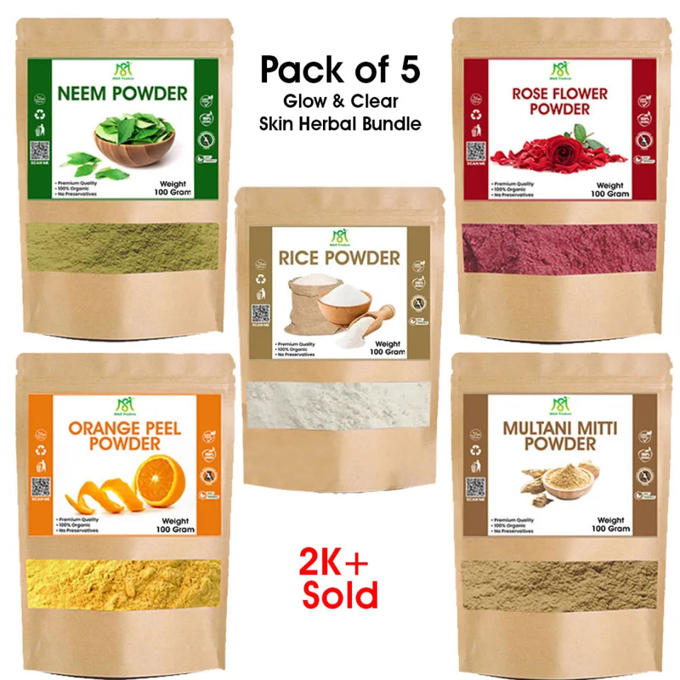 Pack of 5 Orange Peel Powder