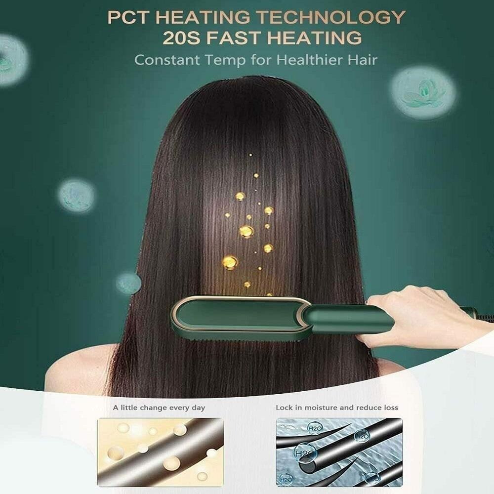 Electric Professional Hair Straightening Brush