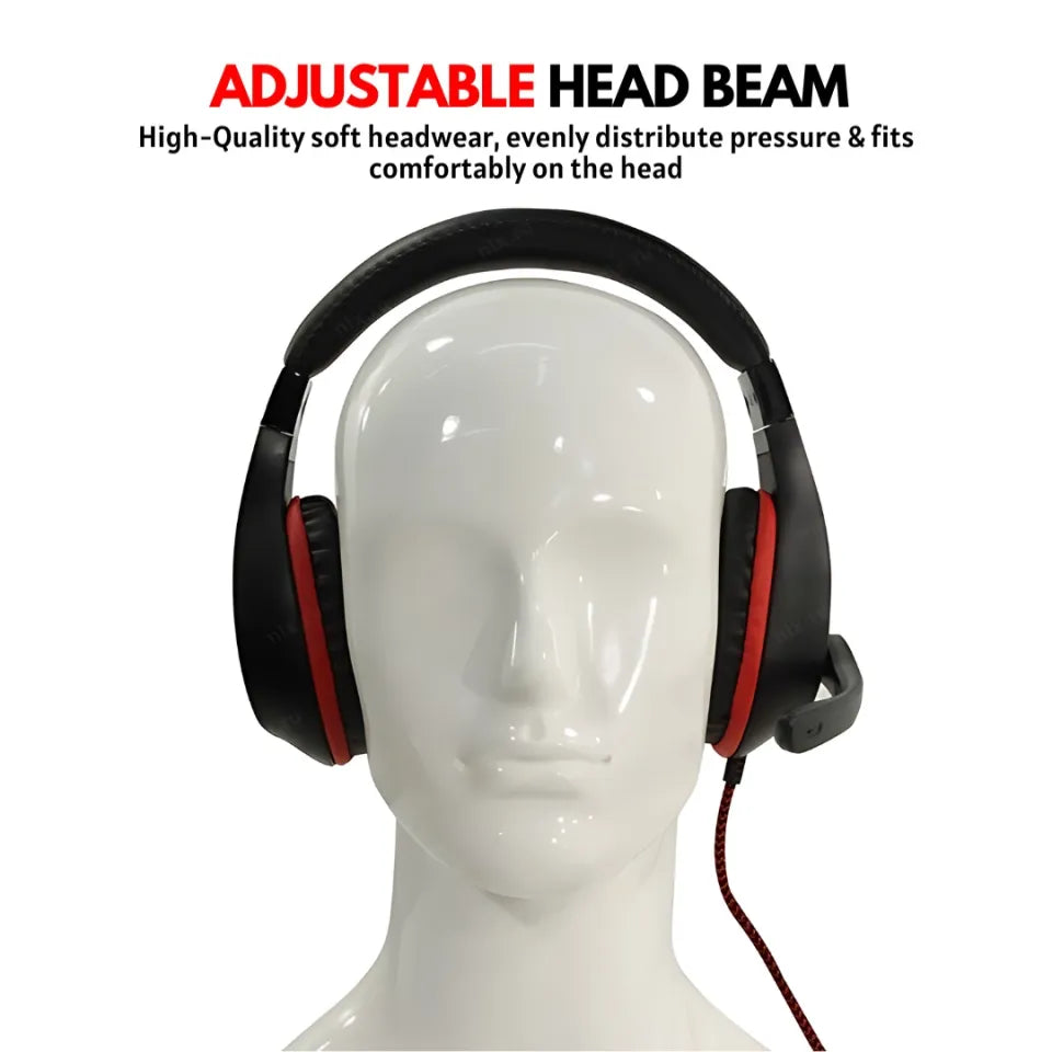 GX Gaming Headphones with Mic for PC, Laptop,
