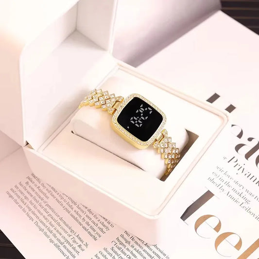 Diamond Ladies LED Watch Touch Screen