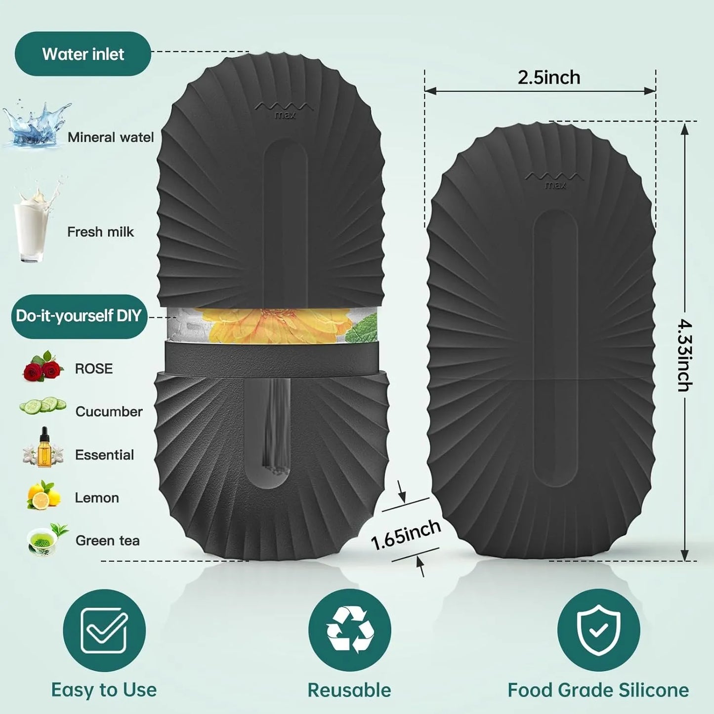 Silicon Ice Roller Massager for Face, Neck & Eyes |