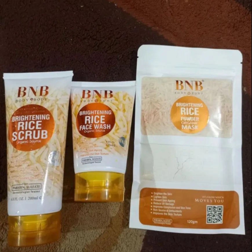 Whitening Rice Organic Glow Kit