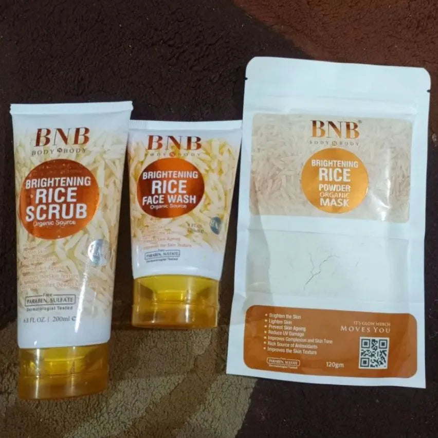 Whitening Rice Organic Glow Kit