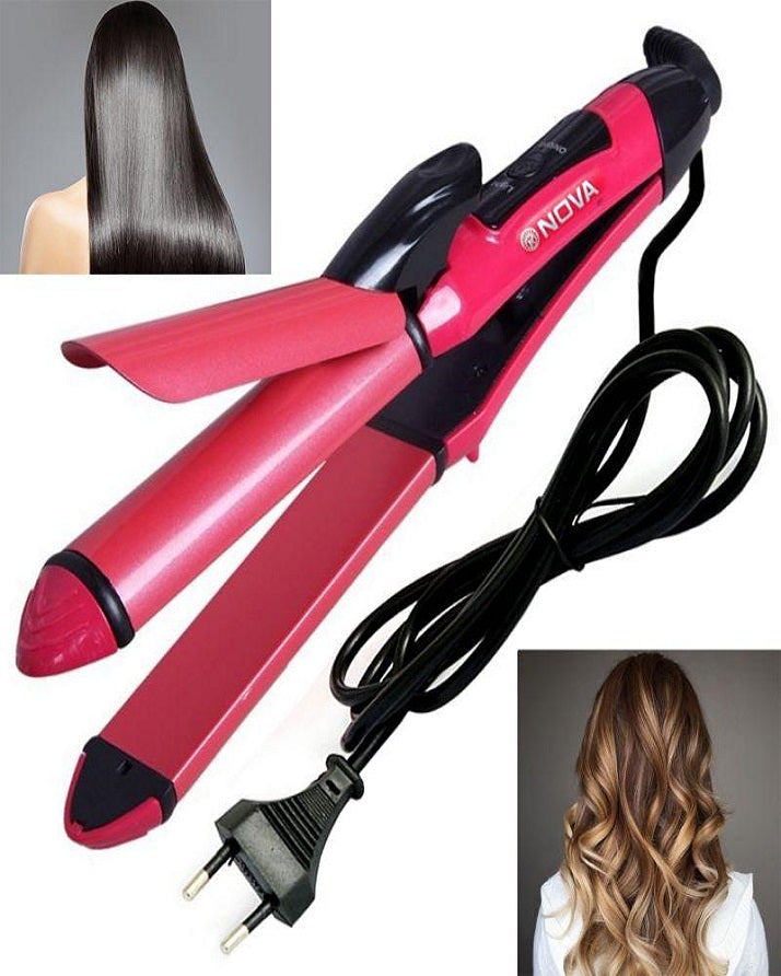 Nova Hair Curler And Straightener 2 in 1