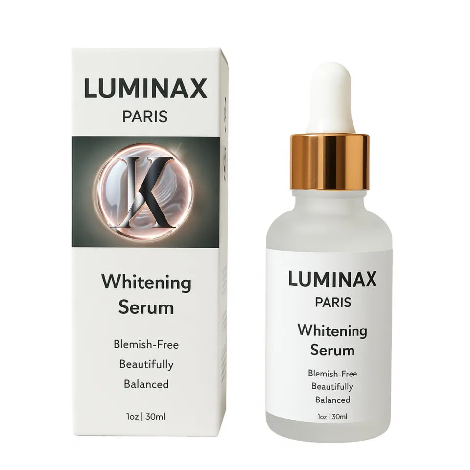 Luminax Paris whitening serum brightens skin tone