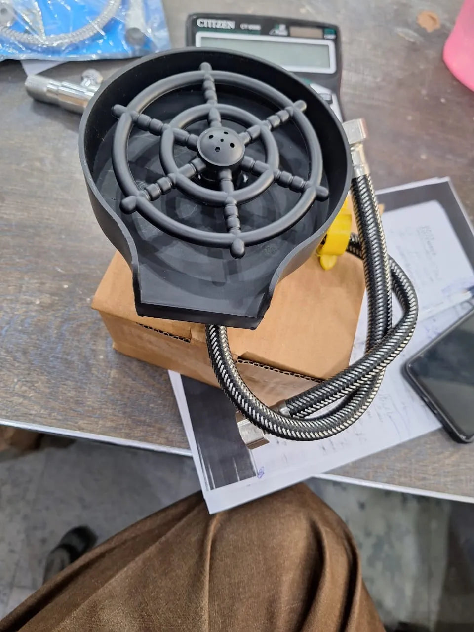 Automatic Glass Washer High Pressure Rinser